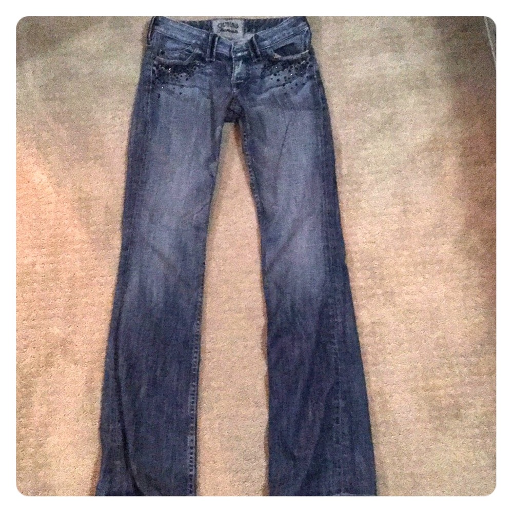 Guess Premium dark blue jeans with wash
